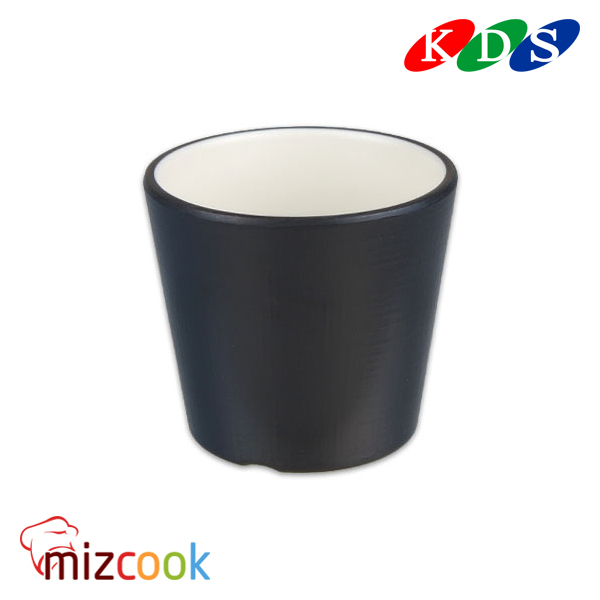 돌산멜라민 / 체크투톤 블랙앤화이트 컵1호 DS-7122