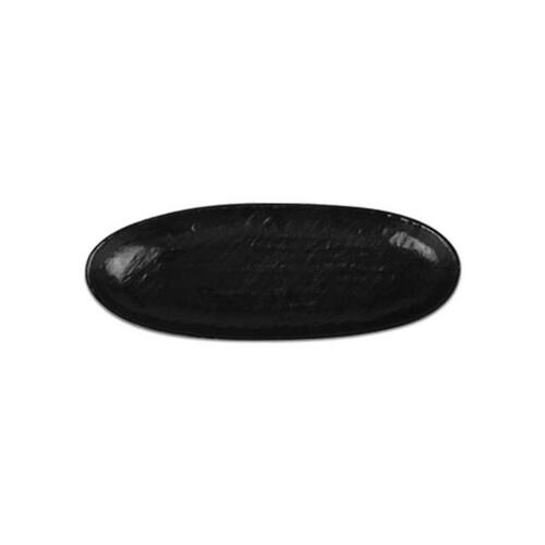 돌산멜라민 / 강화(흑) 딥타원 접시 DS-7600