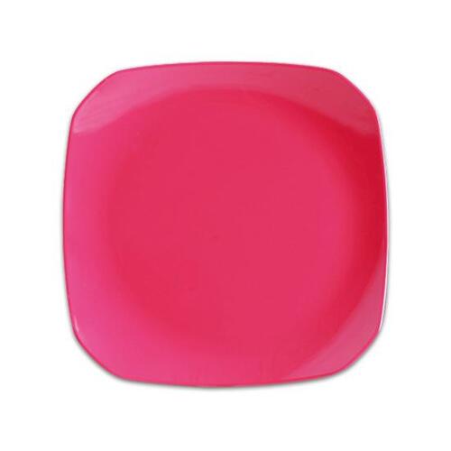 돌산멜라민 / 원색칼라 골든 팔각접시 핑크 DS-5685