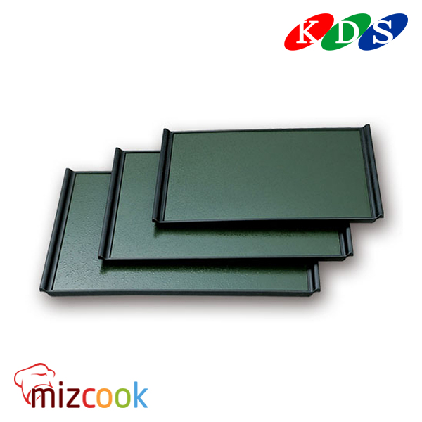 KDS 돌산 / 신형 직손잡이 쟁반 ABS 녹색 실리콘 처리 2종 DS-9-11 DS-9-10