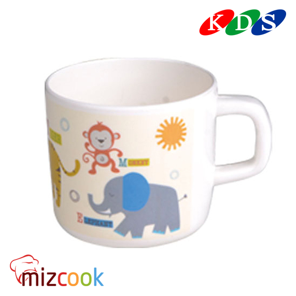 돌산멜라민 / 어린이용 코끼리 한손잡이 컵 DS-3008