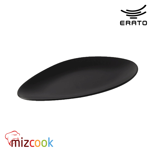 에라토 / 조약돌 롱디쉬 접시 블랙 27.6cm