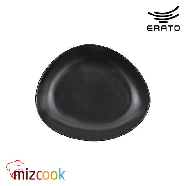 에라토 / 조약돌 접시 블랙 24cm