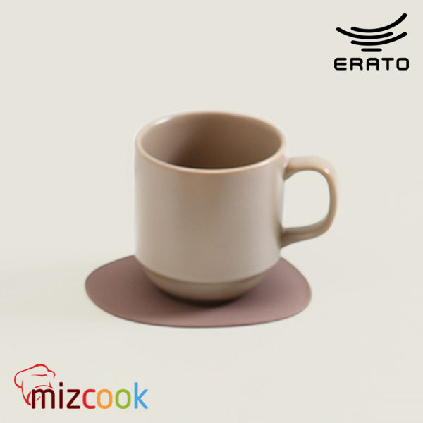 에라토 / 스톤 실리콘 컵받침 코코아