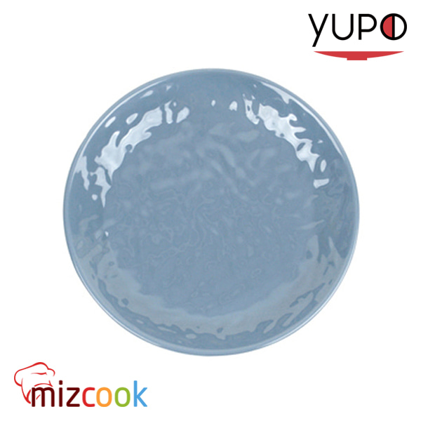 유포 / 청블루 원형 접시 9인치 청블루020-9